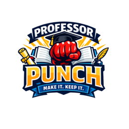 professor punch. make it. keep it.