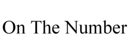 on the number