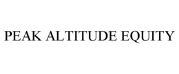 peak altitude equity