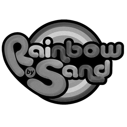 rainbow by sand
