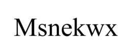 msnekwx