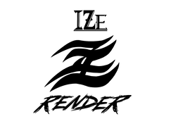 logo in the middle is a i, z, and a e. word at the top is ize. word at the bottom is render.