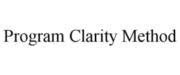 program clarity method