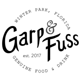 winter park, florida garp & fuss est. 2017 genuine food & drink