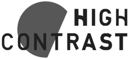 high contrast