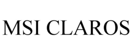 msi claros