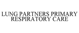 lung partners primary respiratory care