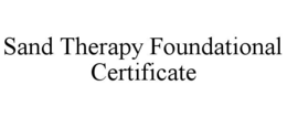 sand therapy foundational certificate