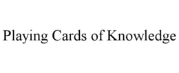 playing cards of knowledge