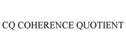 cq coherence quotient