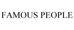 famous people