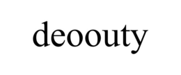 deoouty