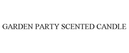 garden party scented candle