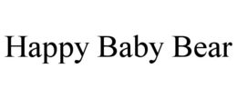 happy baby bear