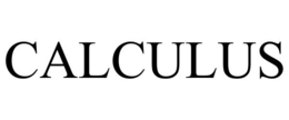 calculus