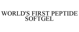 world's first peptide softgel