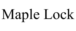 maple lock