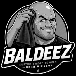 baldeez custom sweat towels for the bold & bald -