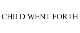 child went forth