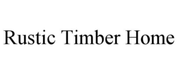rustic timber home