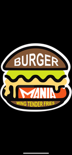 burger mania with tag line wing tender fries
