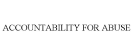 accountability for abuse