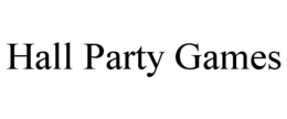 hall party games