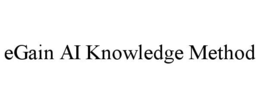 egain ai knowledge method