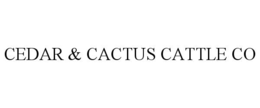 cedar & cactus cattle co