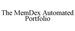 the memdex automated portfolio