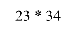 23 * 34