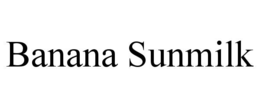 banana sunmilk