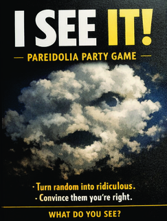 i see it! pareidolia party gameturn random into ridiculous. convince them you're right. what do you see?