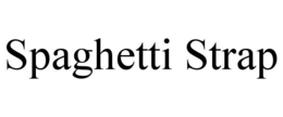 spaghetti strap