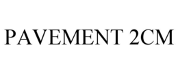 pavement 2cm
