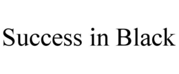 success in black