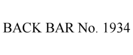 back bar no. 1934