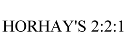 horhay's 2:2:1