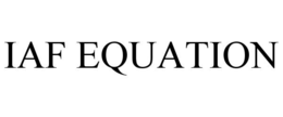 iaf equation