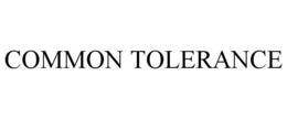 common tolerance