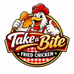 take a bite fried chicken