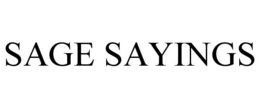 sage sayings