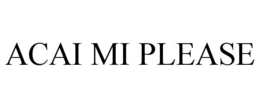 acai mi please