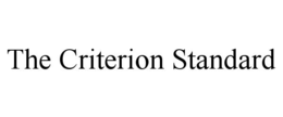 the criterion standard