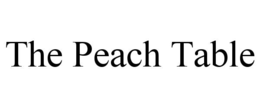 the peach table