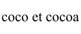 coco et cocoa