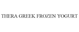 thera greek frozen yogurt