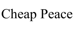 cheap peace