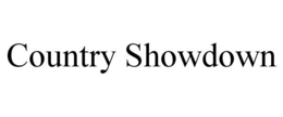 country showdown