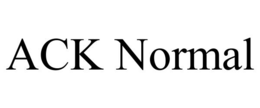 ack normal
